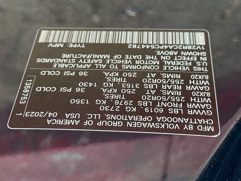 Used 2023 Volkswagen Atlas SEL AWD/4WD image 29