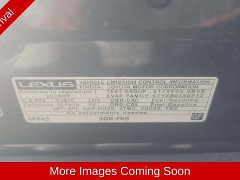 Used 2025 Lexus ES 350 w/ Premium Package FWD image 9