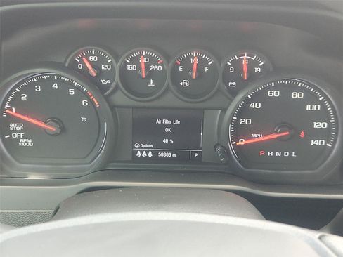 Used 2024 Chevrolet Silverado 1500 Custom w/ Turbomax Blackout Package AWD/4WD image 12