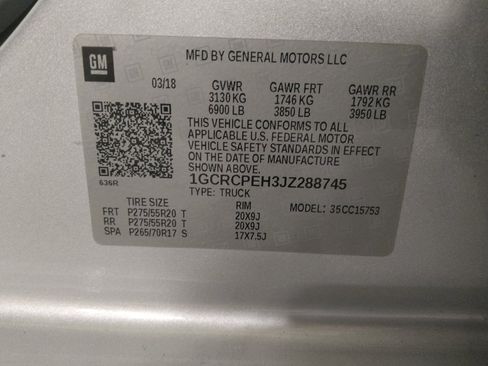 Used 2018 Chevrolet Silverado 1500 Custom w/ Custom Value Package image 33