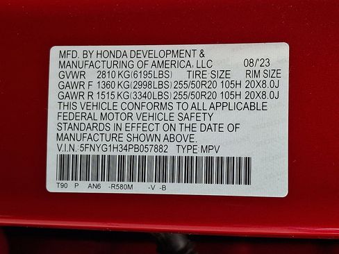 Used 2023 Honda Pilot Sport image 28