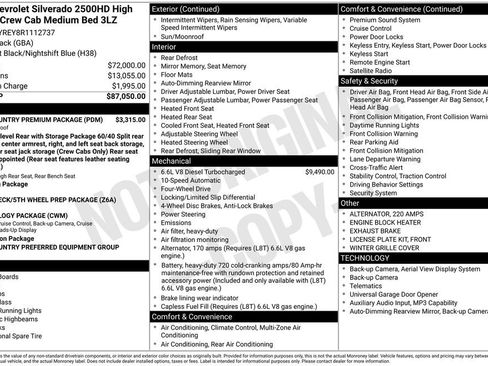 Certified 2024 Chevrolet Silverado 2500 High Country w/ High Country Premium Package image 37