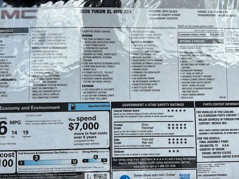 New 2026 GMC Yukon XL AT4 w/ AT4 Premium Package AWD/4WD image 43