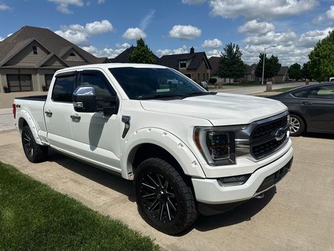 Used 2021 Ford F150 Platinum w/ Trailer Tow Package AWD/4WD image 1