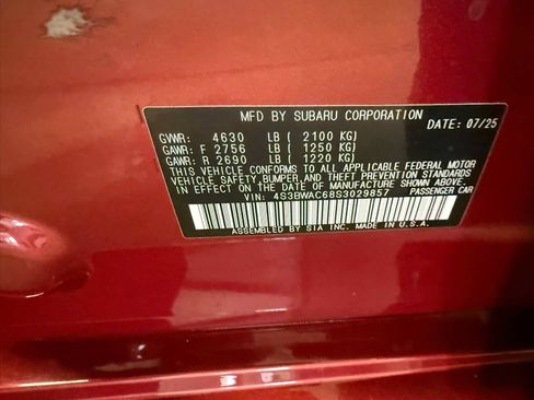 Certified 2025 Subaru Legacy Premium w/ Popular Package #1A AWD/4WD image 37