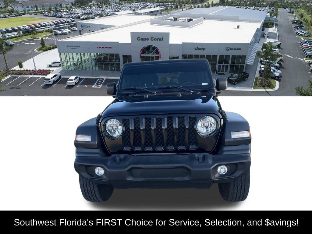 Certified 2022 Jeep Wrangler Unlimited Sport AWD/4WD image 2