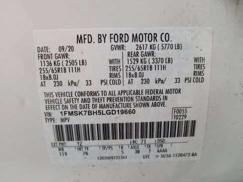 Used 2020 Ford Explorer 2WD image 33