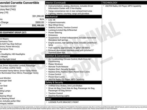 Used 2006 Chevrolet Corvette Convertible RWD image 21