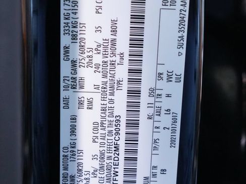 Used 2021 Ford F150 XLT w/ Equipment Group 302A High AWD/4WD image 47