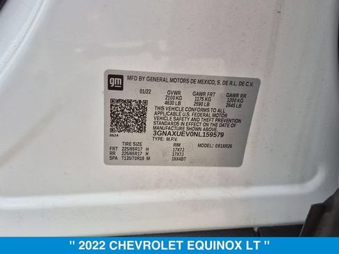 Used 2022 Chevrolet Equinox LT AWD/4WD image 34
