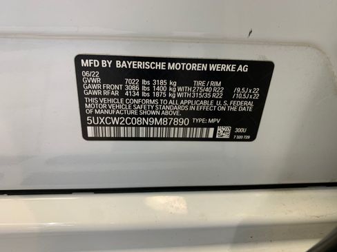 Used 2022 BMW X7 xDrive40i w/ M Sport Package AWD/4WD image 88