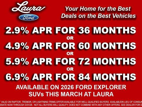 New 2026 Ford Explorer ST-Line w/ ST-Line Street Pack image 4