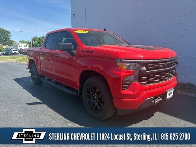 Certified 2023 Chevrolet Silverado 1500 Custom w/ Rally Edition AWD/4WD image 1
