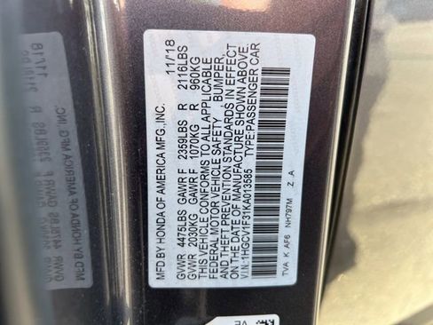 Used 2019 Honda Accord Sport image 11