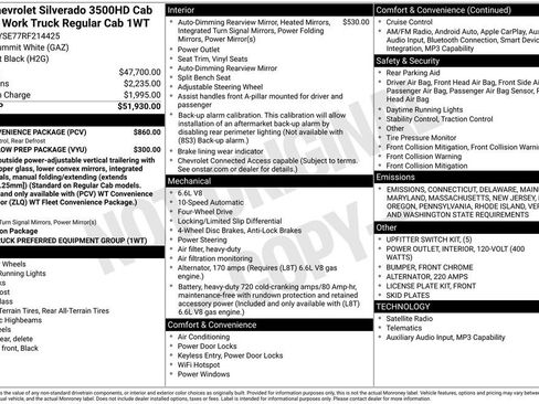 New 2024 Chevrolet Silverado 3500 W/T w/ WT Convenience Package image 4