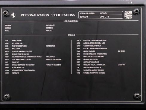 Certified 2024 Ferrari 296 GTS RWD image 58