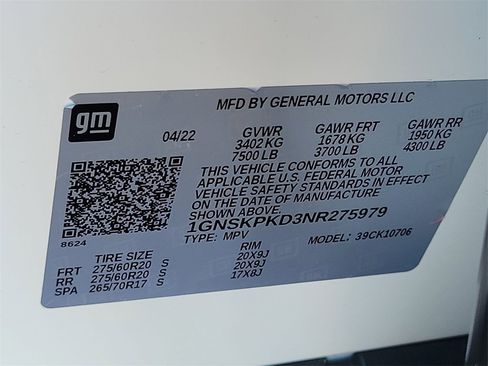 Certified 2022 Chevrolet Tahoe Z71 w/ Luxury Package image 34