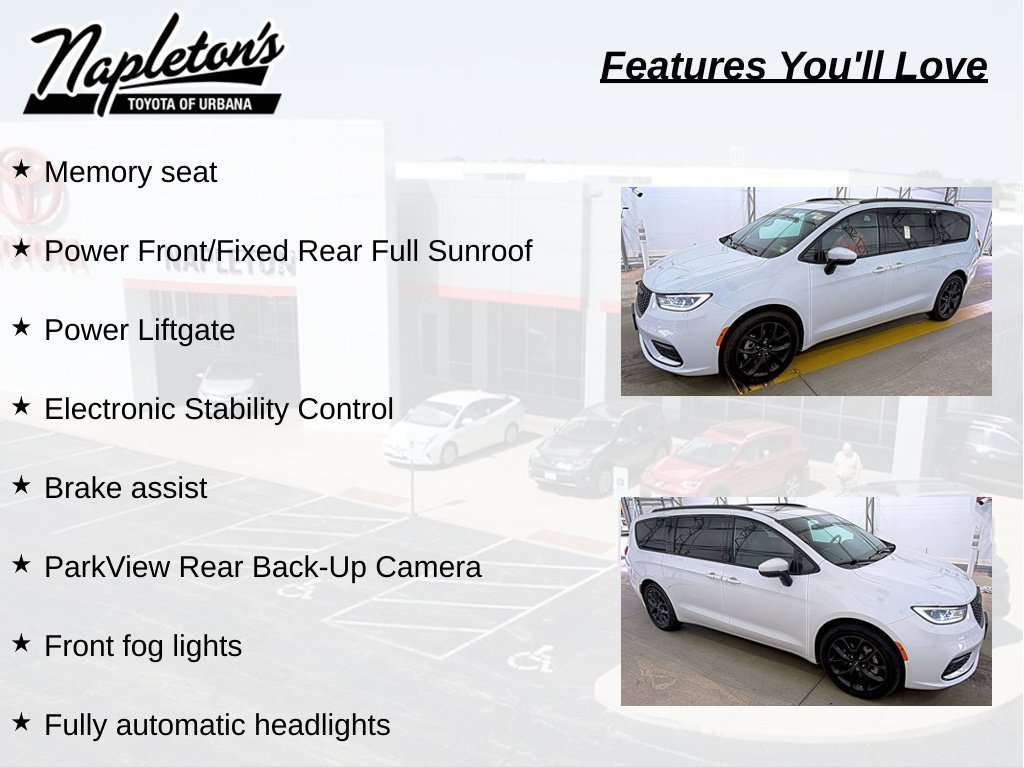 Used 2023 Chrysler Pacifica Touring-L w/ S Appearance Package AWD/4WD image 14