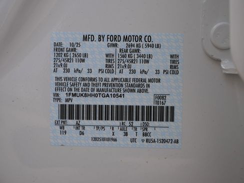 New 2026 Ford Explorer Platinum w/ LUX Leather Package image 26