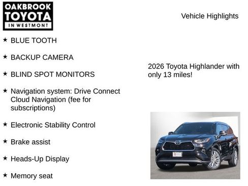 Certified 2026 Toyota Highlander Platinum AWD/4WD image 7