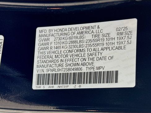 Used 2025 Honda Odyssey Sport-L image 32