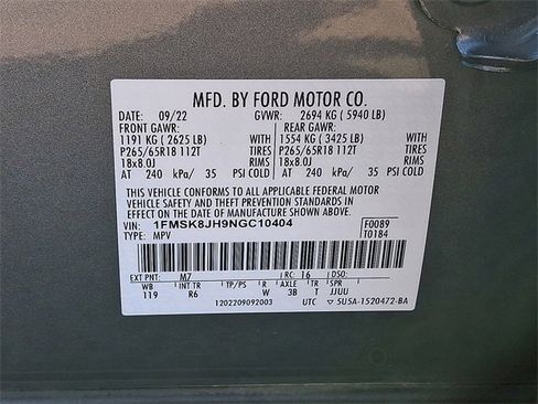 Certified 2022 Ford Explorer Timberline image 27