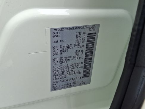 Used 2022 INFINITI QX60 Sensory w/ Cargo Package AWD/4WD image 30