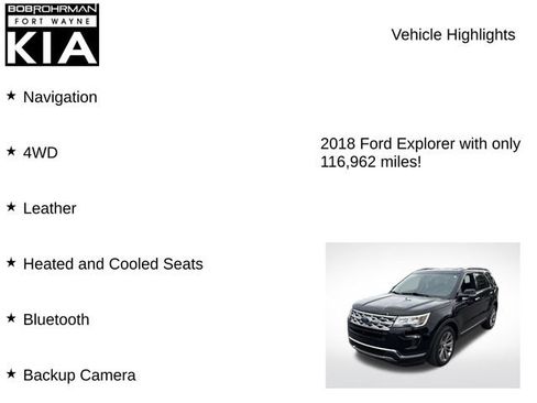 Used 2018 Ford Explorer Limited AWD/4WD image 7