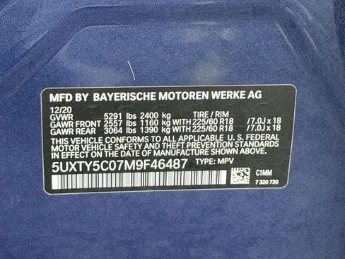 Used 2021 BMW X3 xDrive30i w/ Convenience Package image 27