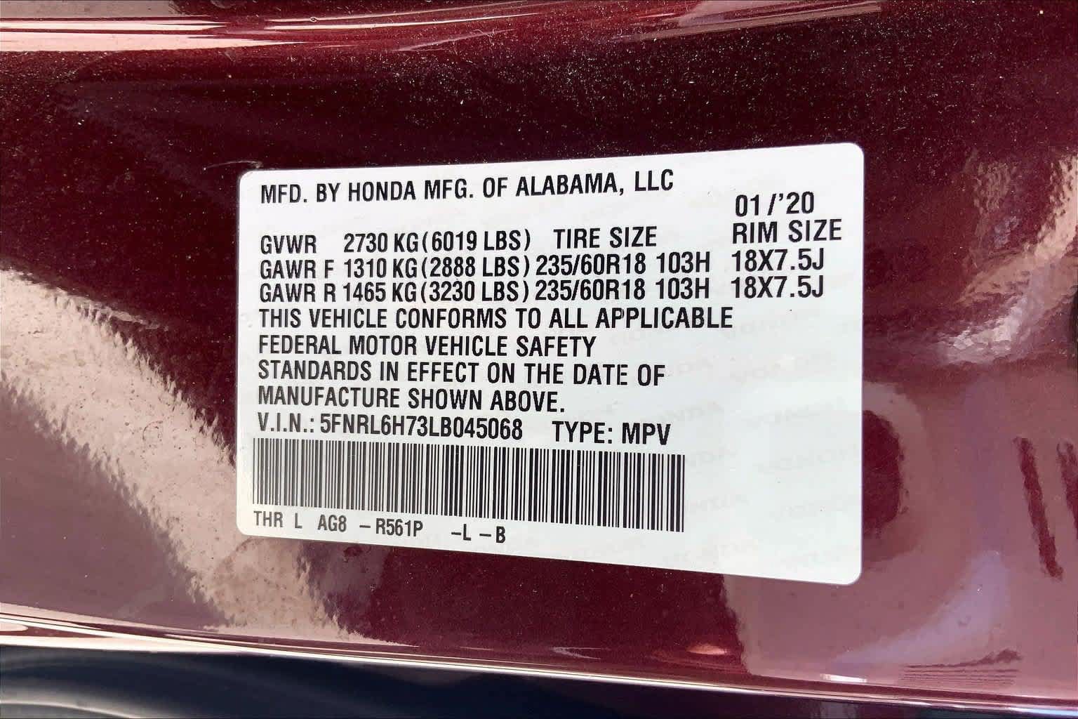 Used 2020 Honda Odyssey EX-L image 20