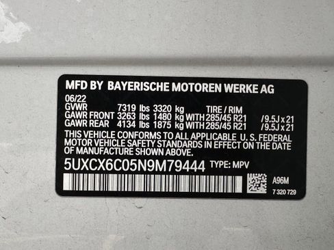 Used 2022 BMW X7 M50i w/ Dynamic Handling Package AWD/4WD image 35