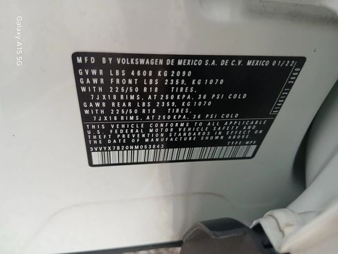 Used 2022 Volkswagen Taos SE AWD/4WD image 9