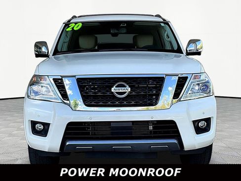 Used 2020 Nissan Armada Platinum w/ Captain's Chairs Package AWD/4WD image 2