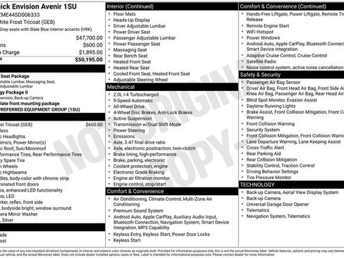 Certified 2025 Buick Envision Avenir AWD/4WD image 34