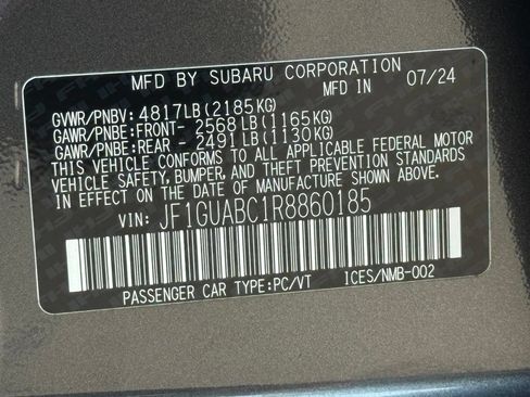 Used 2024 Subaru Impreza 2.0i AWD/4WD image 38