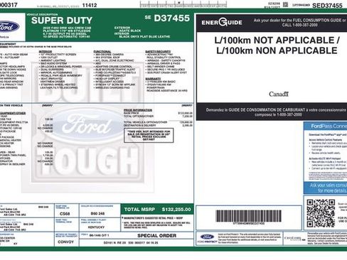 Certified 2025 Ford F450 Platinum w/ FX4 Off-Road Package image 9