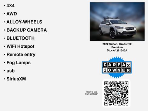 Used 2022 Subaru Crosstrek 2.0i Premium w/ Popular Package #4 AWD/4WD image 6