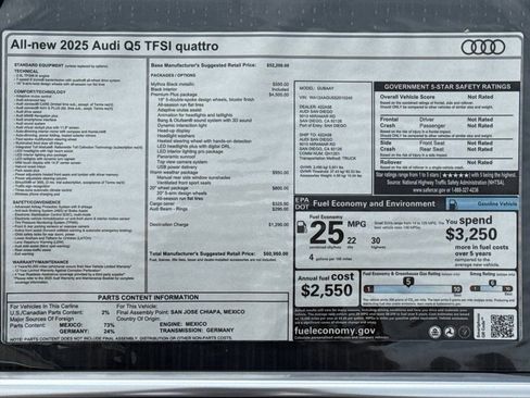 Certified 2025 Audi Q5 Premium Plus w/ Premium Plus image 21