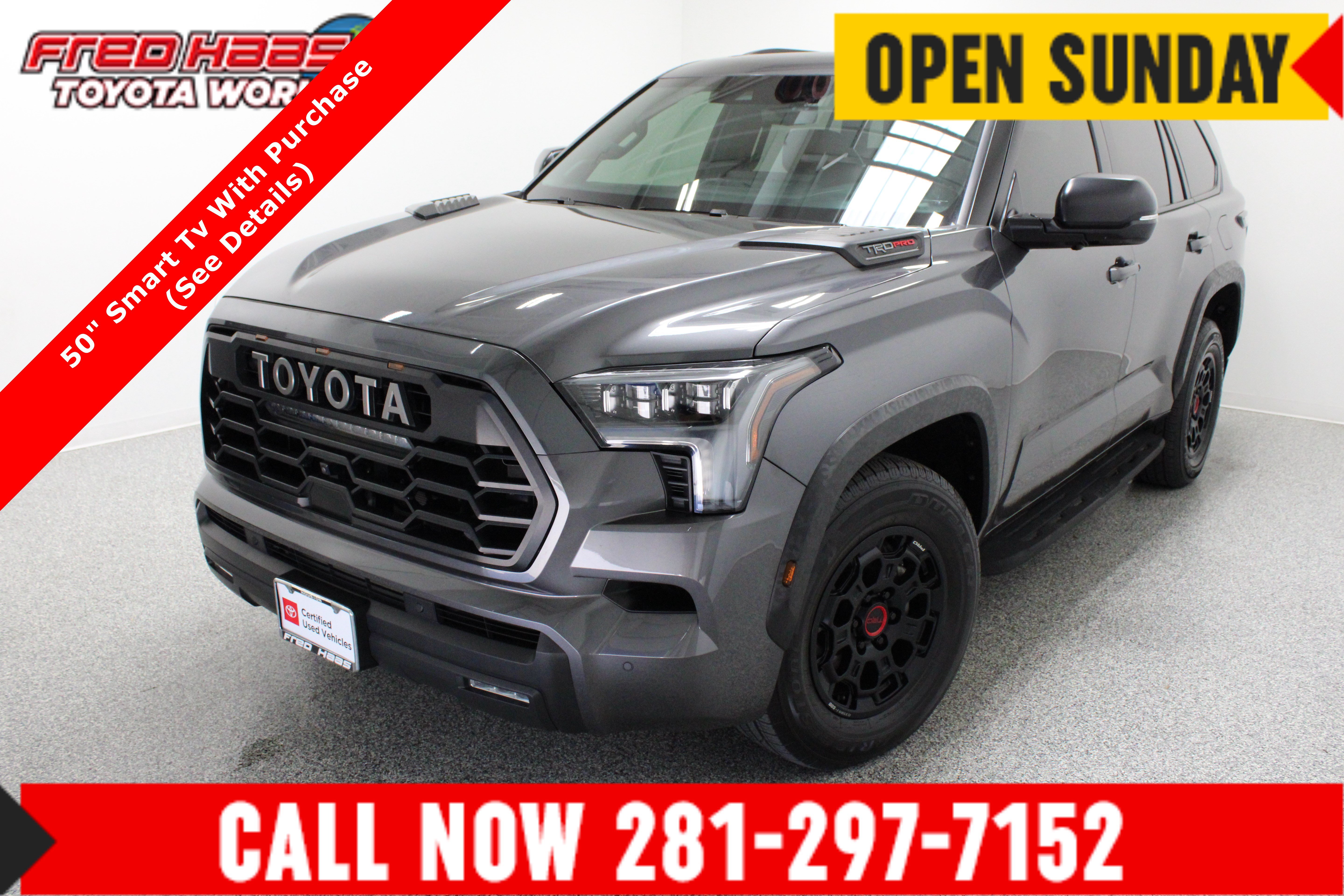 Certified 2024 Toyota Sequoia TRD Pro AWD/4WD image 1