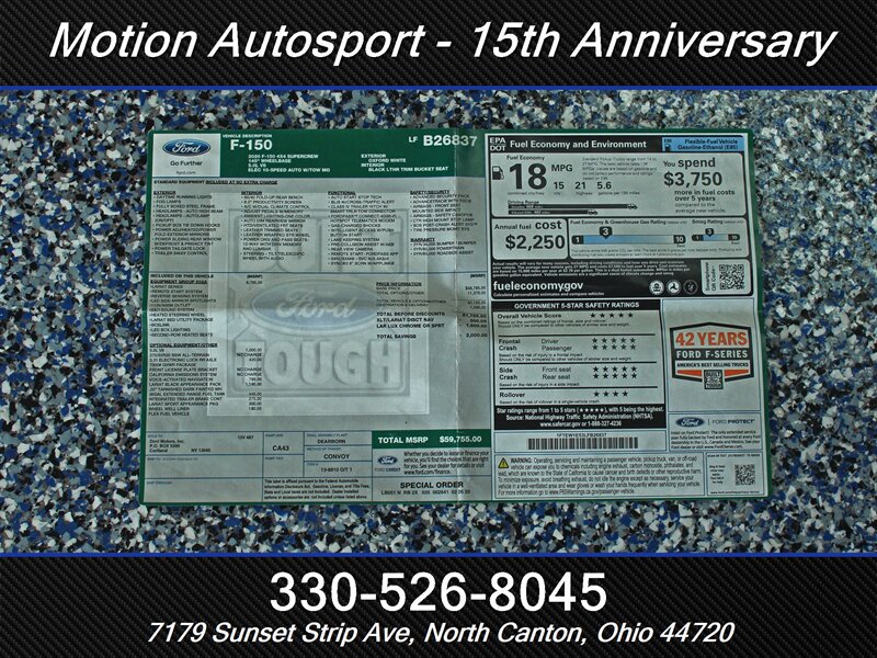 Used 2020 Ford F150 Lariat w/ Equipment Group 502A Luxury AWD/4WD image 44