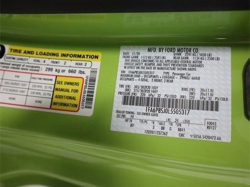 Used 2020 Ford Mustang Shelby GT500 w/ Technology Package image 27