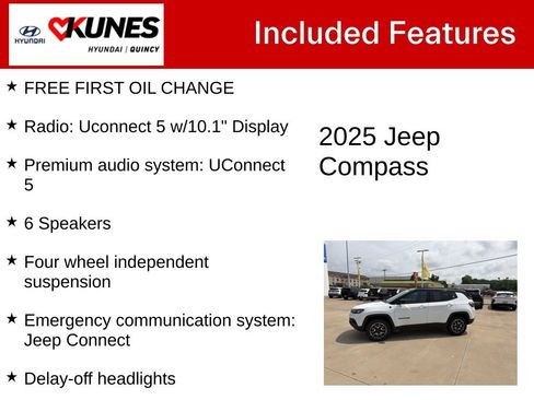 Used 2025 Jeep Compass Trailhawk AWD/4WD image 3