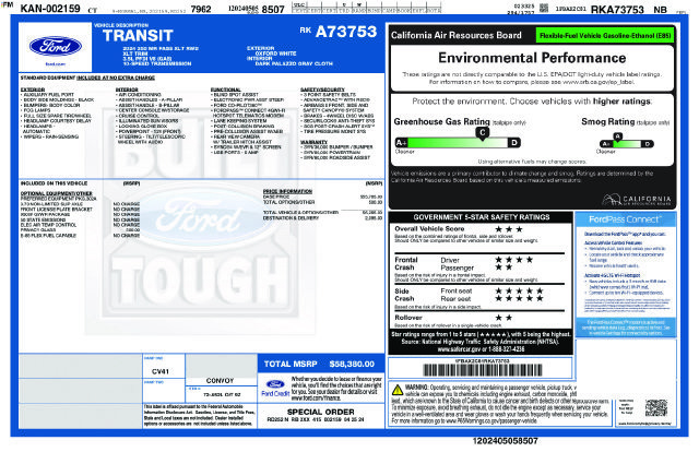 Certified 2024 Ford Transit 350 XLT RWD image 7