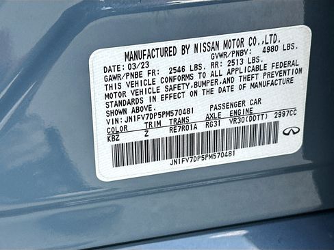 Used 2023 INFINITI Q50 Red Sport 400 RWD image 36