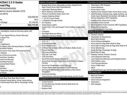 Used 2023 MAZDA MAZDA3 s image 31