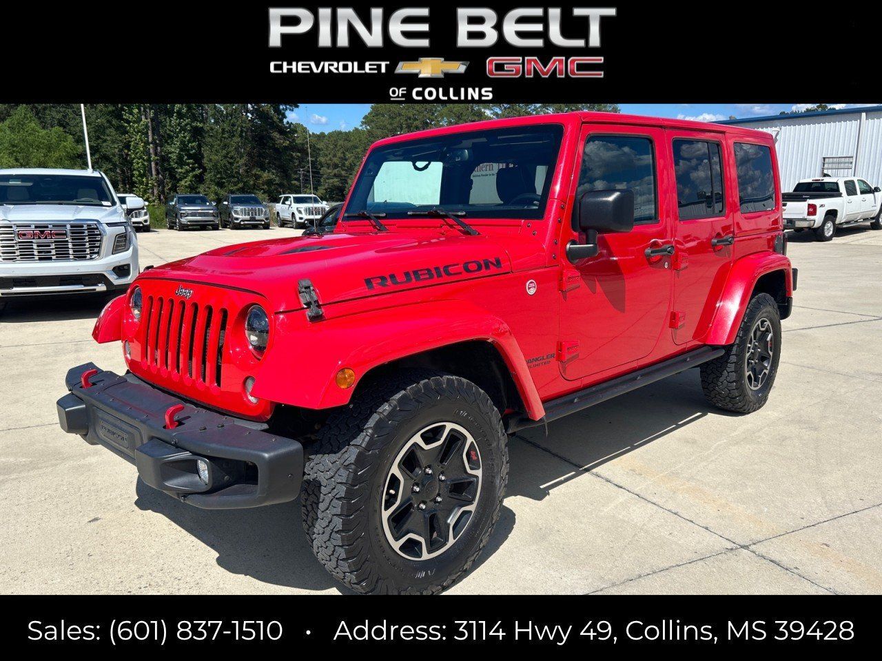 Used 2016 Jeep Wrangler Unlimited Rubicon AWD/4WD image 1