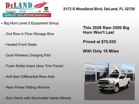 New 2026 RAM 2500 Big Horn image 6