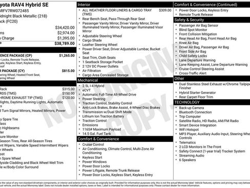 Used 2024 Toyota RAV4 SE w/ Convenience Package AWD/4WD image 35