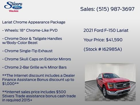Certified 2021 Ford F150 Lariat w/ Max Trailer Tow Package AWD/4WD image 21