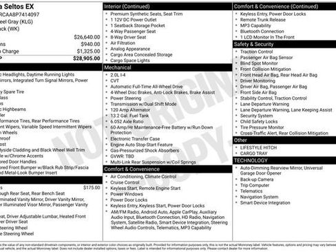 Used 2023 Kia Seltos EX image 3